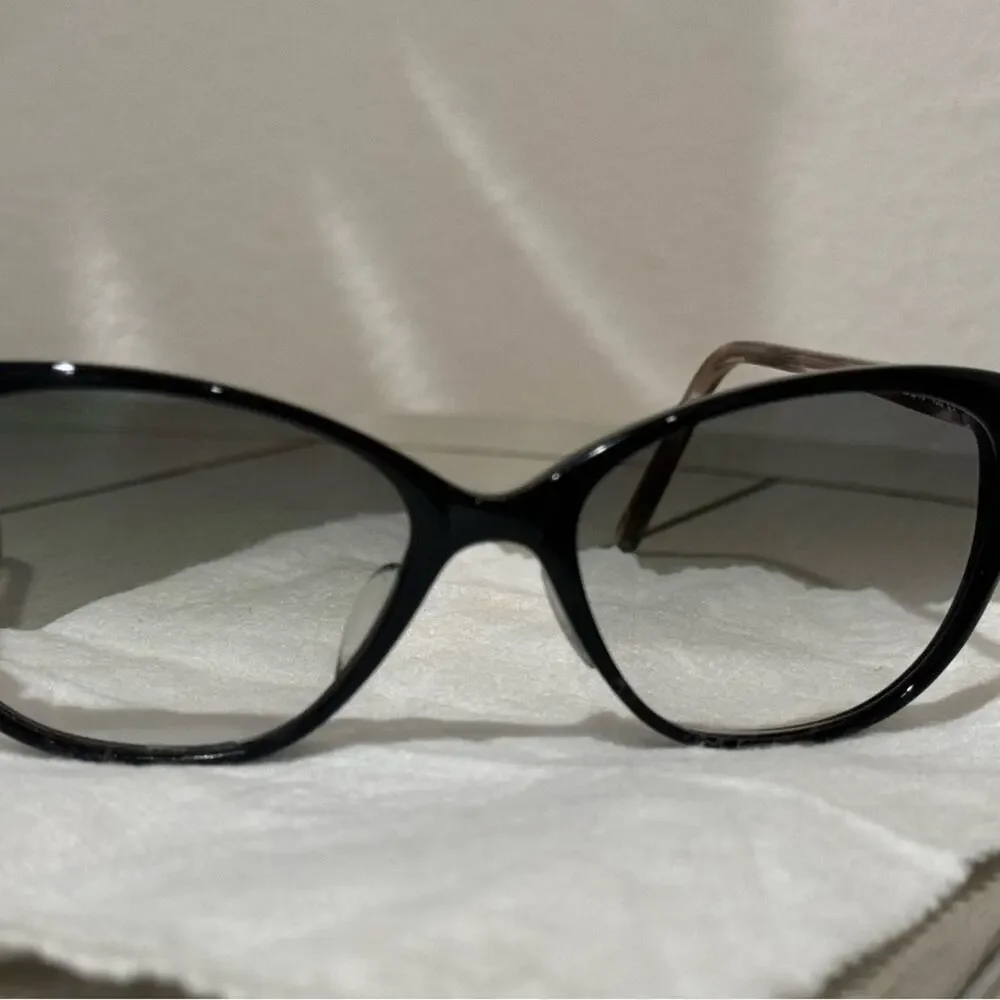 Jean Lafont Paris Cat Eye Sunglasses, Classic‎ Black Frame, Luxury Eyewear